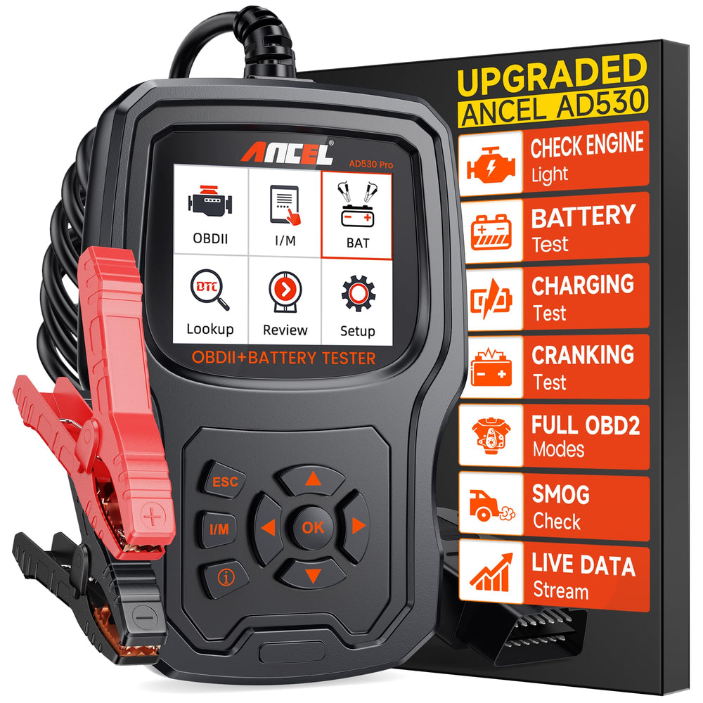 ANCEL AD530 PRO 2-in-1 OBD2 scanner for quick engine code checks