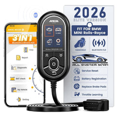 ANCEL BD330 handheld diagnostic tool for portable BMW scanning on the go.
