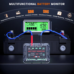 ANCEL BM200 PRO wireless host and screen enable easy monitoring without cords or apps.