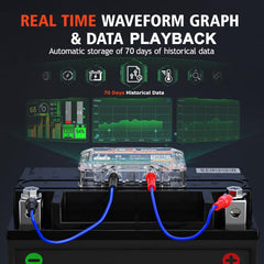 ANCEL BM200-US charging test evaluates alternator and electrical flow