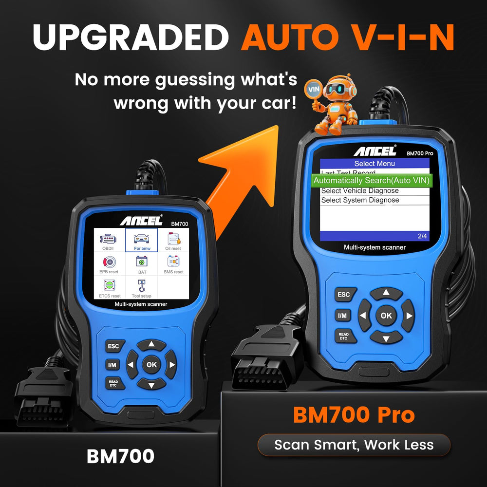 BM700 PRO supports battery registration and relearn tasks for easier maintenance.