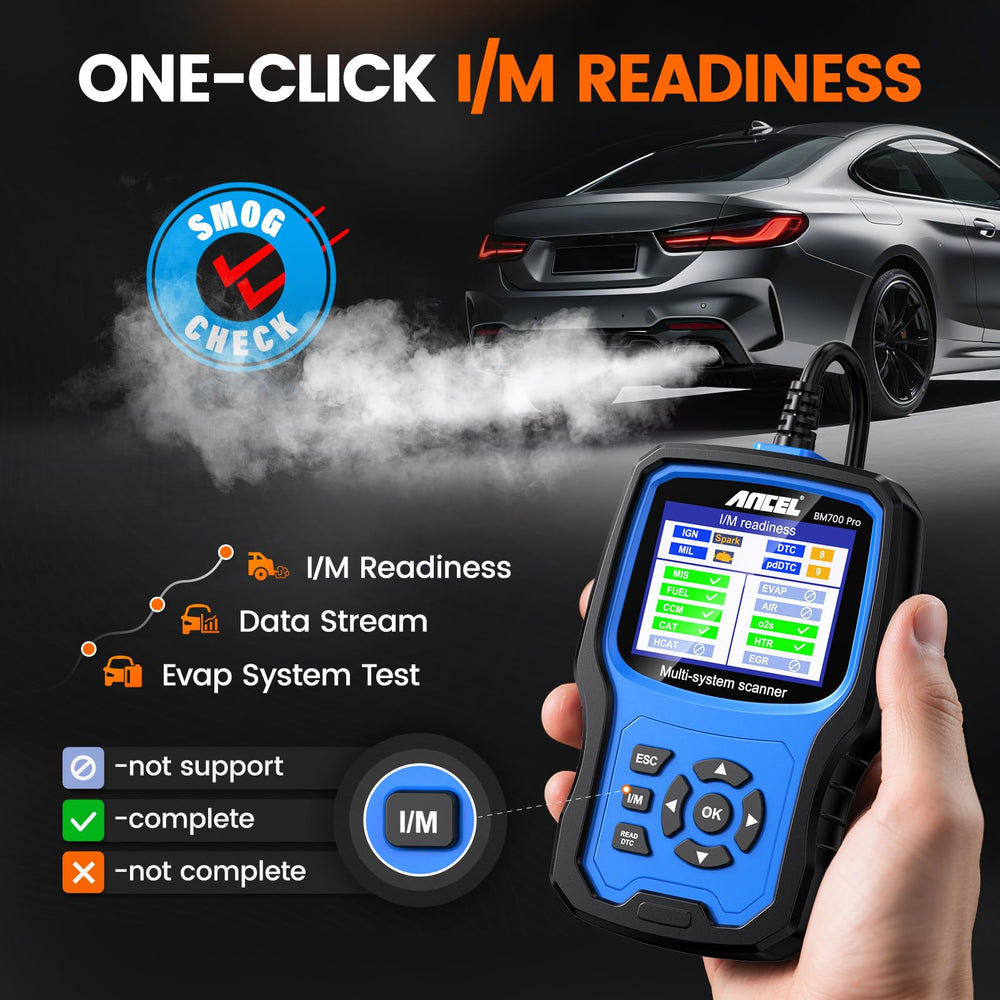 BM700 PRO features a multi-language display with day/night theme.