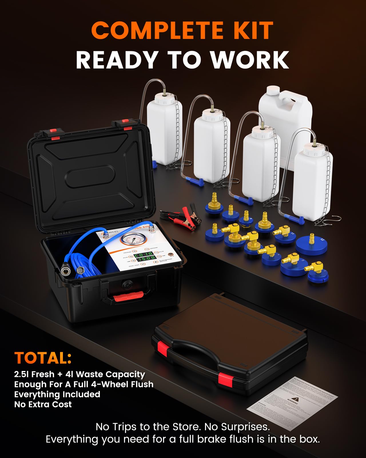 BR2000 Elite digital pressure and timing ensure consistent flushes