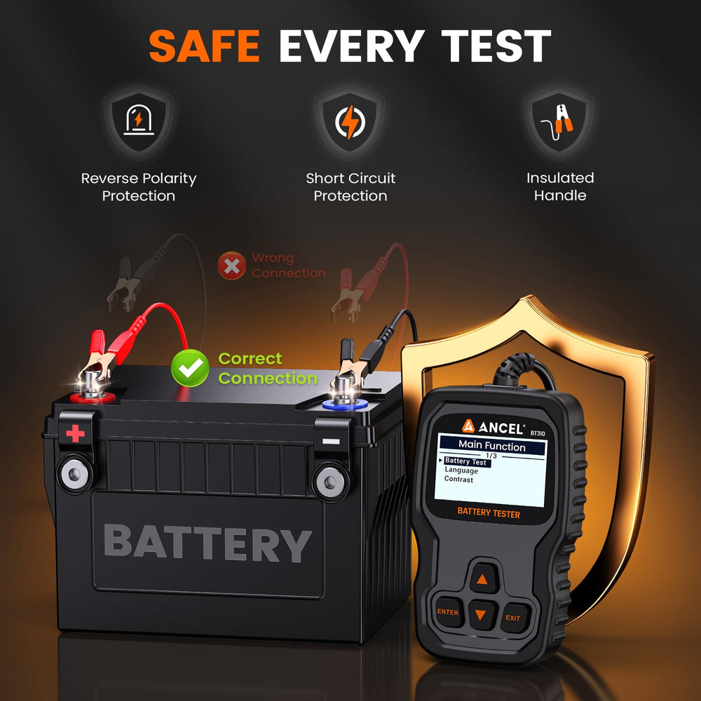 ANCEL BT310 operating temperature range supports year-round testing