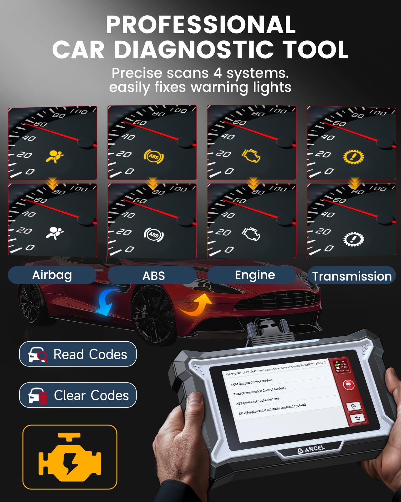 DS100 USB port for easy setup and car readiness