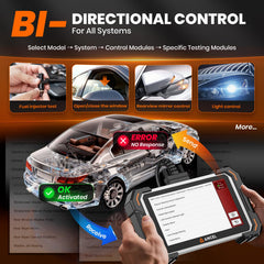 Ancel DS500 Elite features 28 maintenance services for car care and calibration.