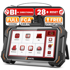 Ancel DS500 Elite with a 7-inch HD touchscreen for fast, clear diagnostics.