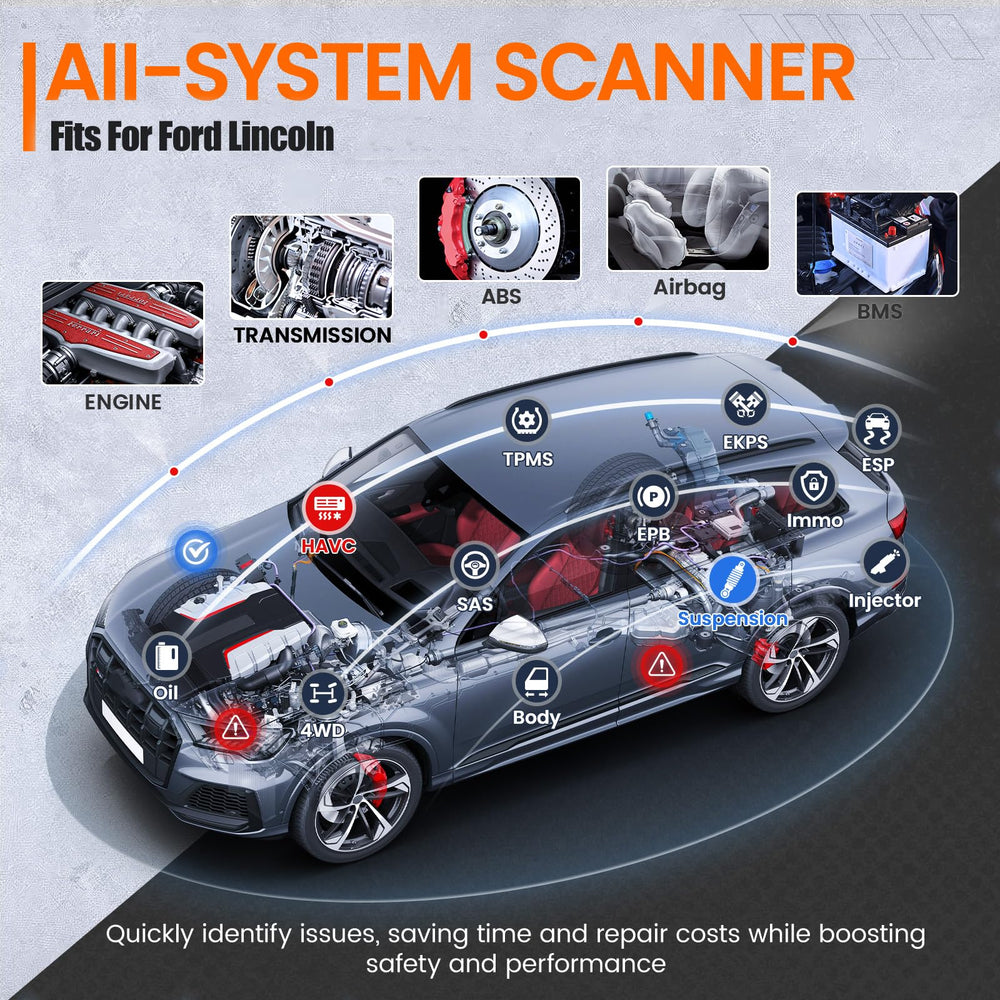 ANCEL FD500 battery registration guides Ford battery updates for longevity.