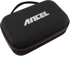 ANCEL closed case front view shows protective storage and easy identification