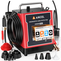 ANCEL L5000 PRO EVAP turbo smoke machine front view for quick leak checks