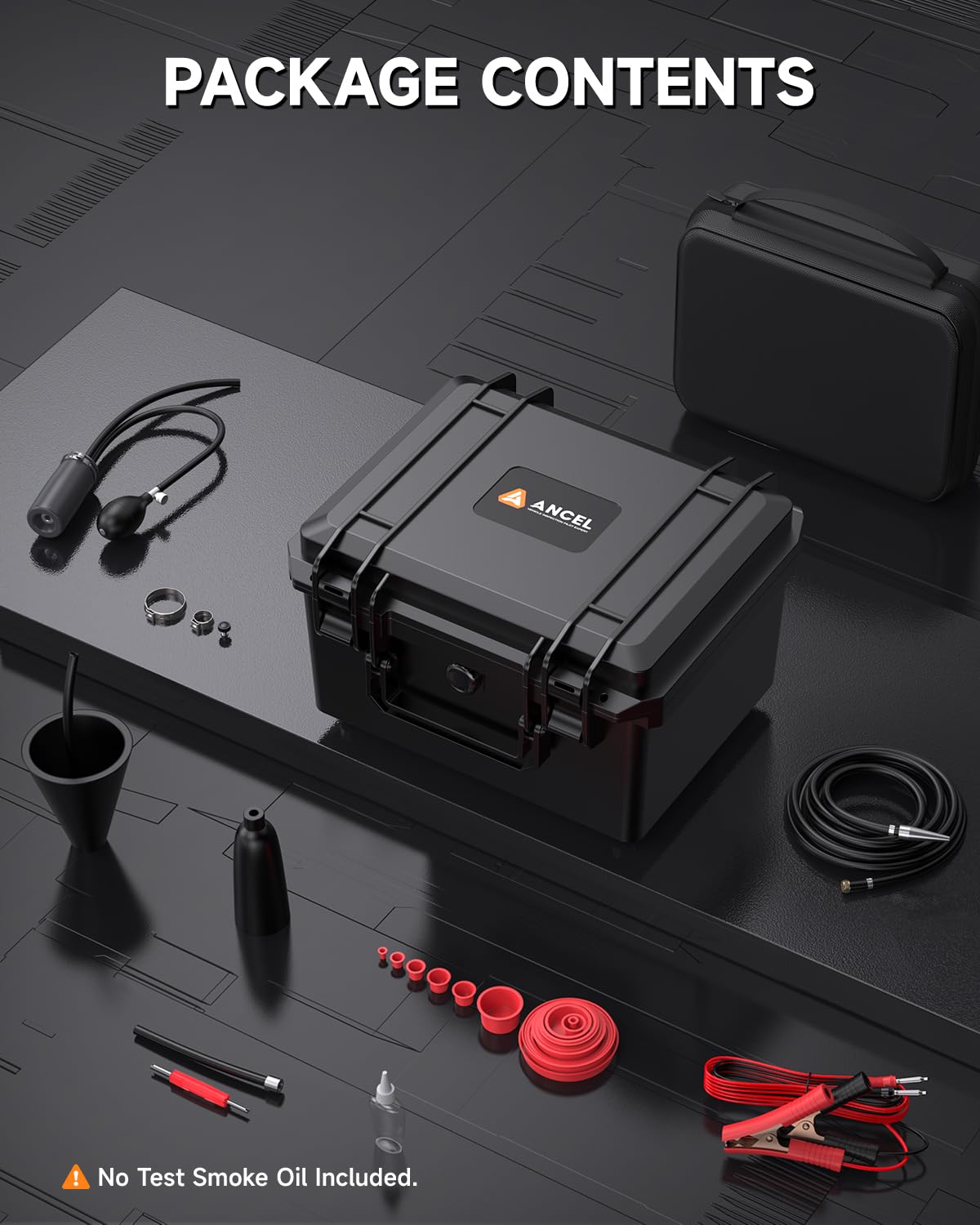 ANCEL L8000 adjustable pressure control enables precise leak localization