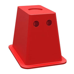 Andersen Hitches EZ Block post-hole detail showing slip-resistant support.