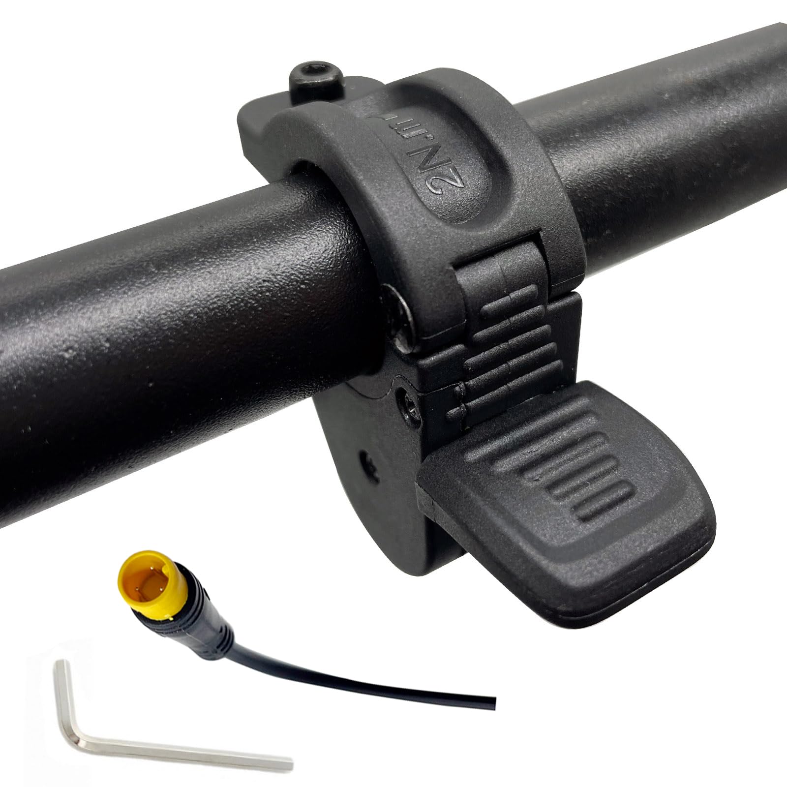 Andicoop thumb throttle mounted on left 22.2mm handlebar for smooth control