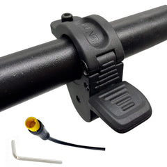 Andicoop thumb throttle mounted on left 22.2mm handlebar for smooth control