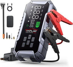 ANFLAG jump starter 7000A in action boosts a dead battery quickly