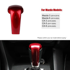 ANFOKAS ABS red knob cover provides glossy protection against wear.