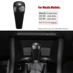 ANFOKAS Mazda 3 CX-30 CX-50 gear shift cover trim adds sporty shine to the interior.