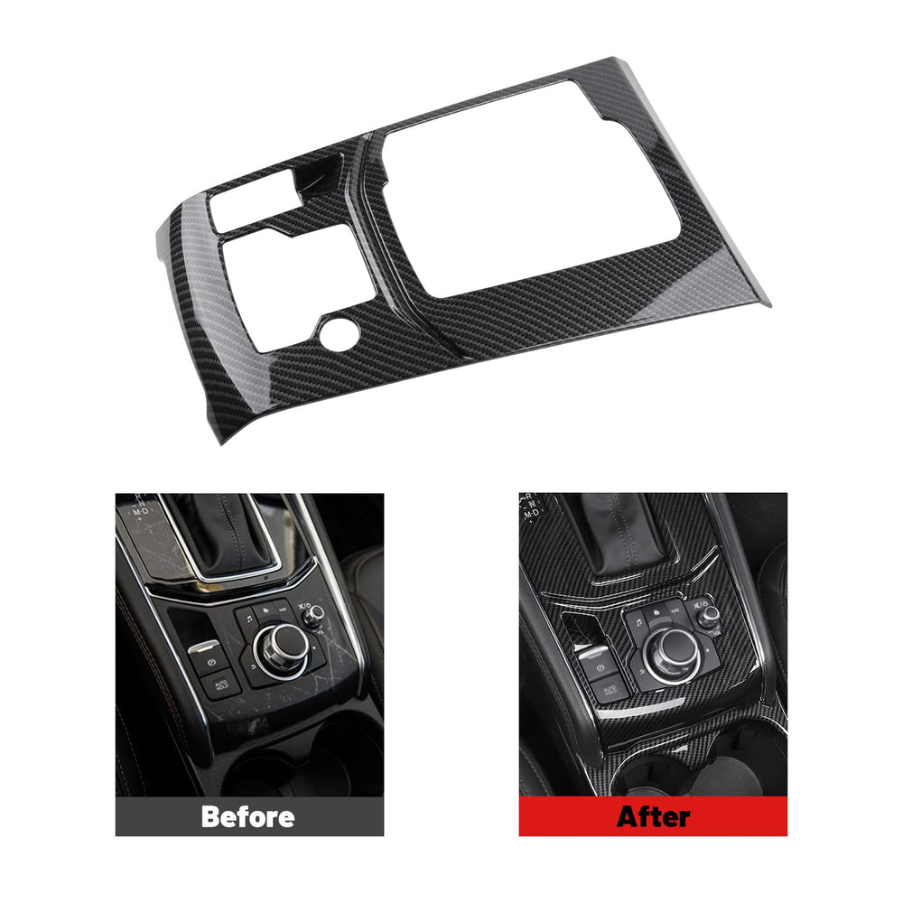 ANFOKAS Mazda CX-5 carbon fiber style sticker finish for durability and cleanliness.