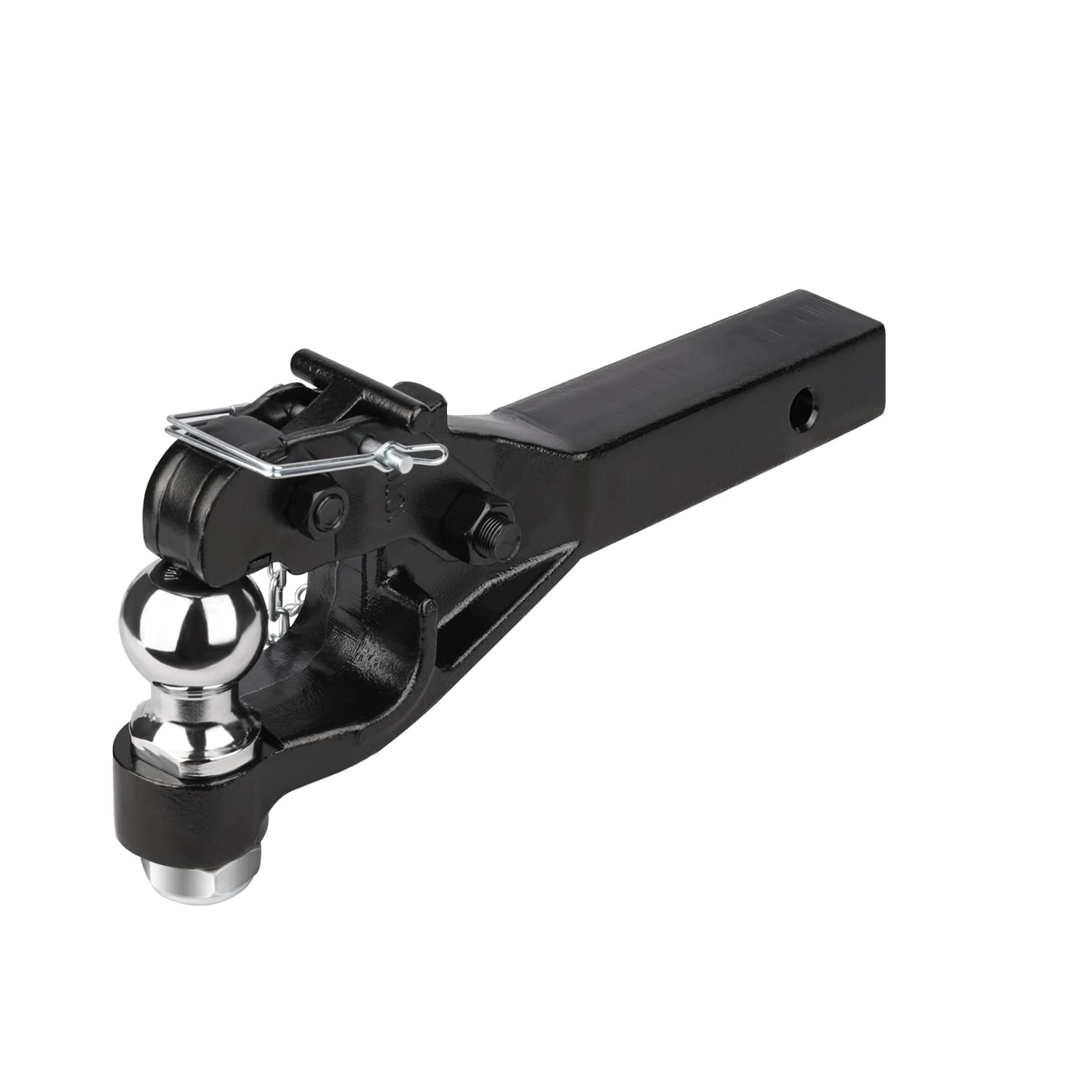ANGCOSY 10-ton pintle hook assembly ready for rugged towing