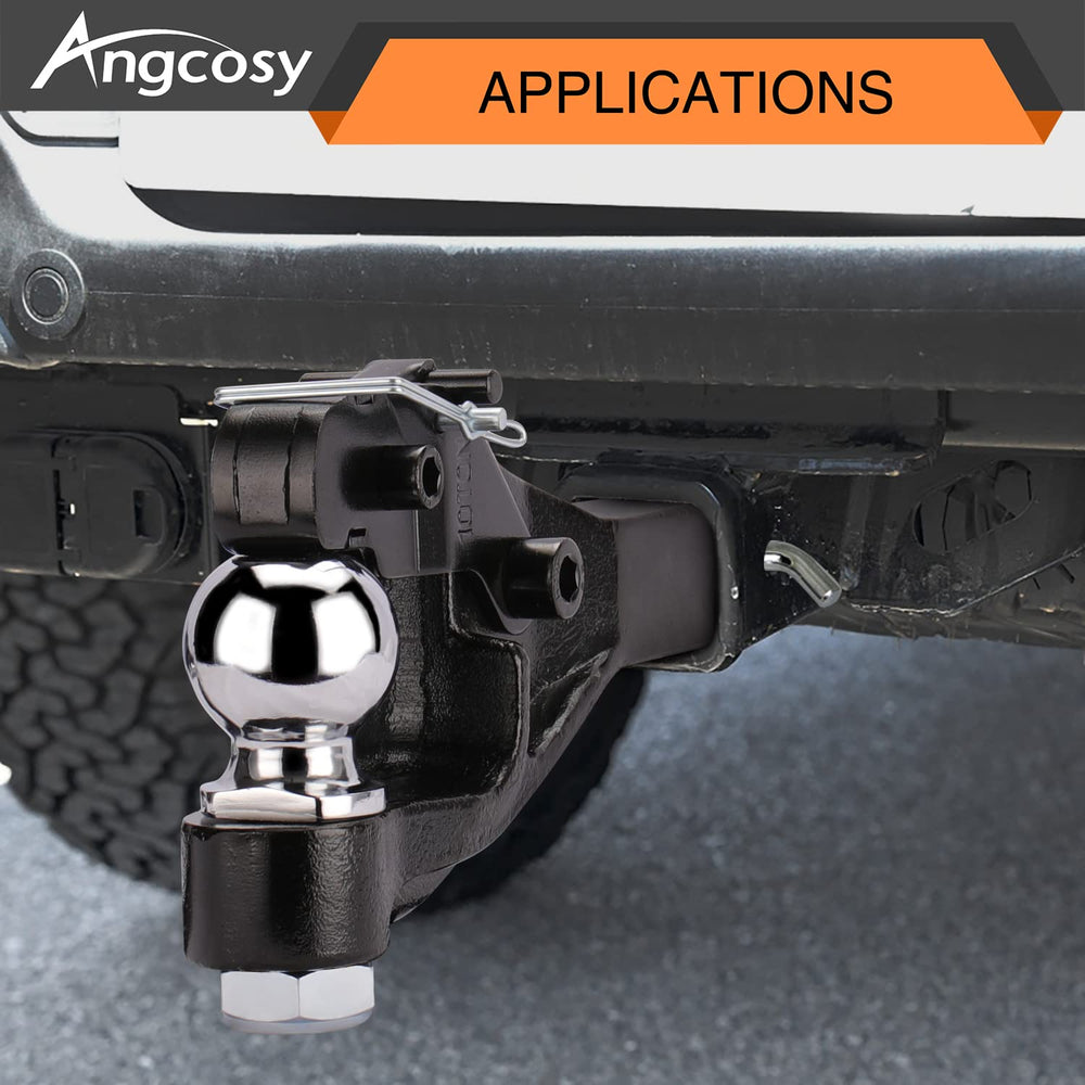 ANGCOSY forged steel pintle hook designed for durable trailer use