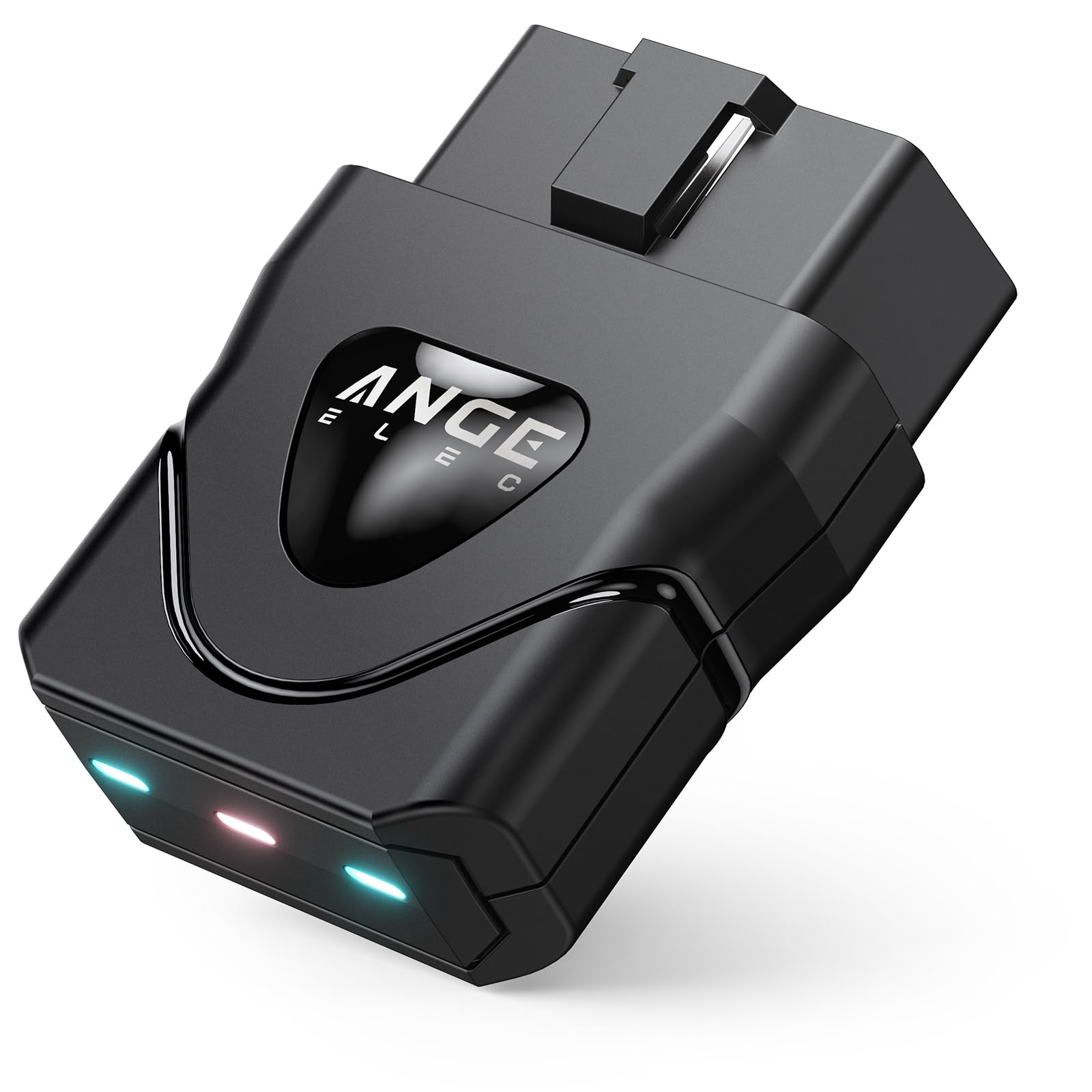 ANGE ELEC AFM DFM Disabler AG001 V8 connected to the OBDII port for quick setup