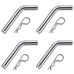 Anglechic 4-set hitch pins with grooved heads for secure towing connections
