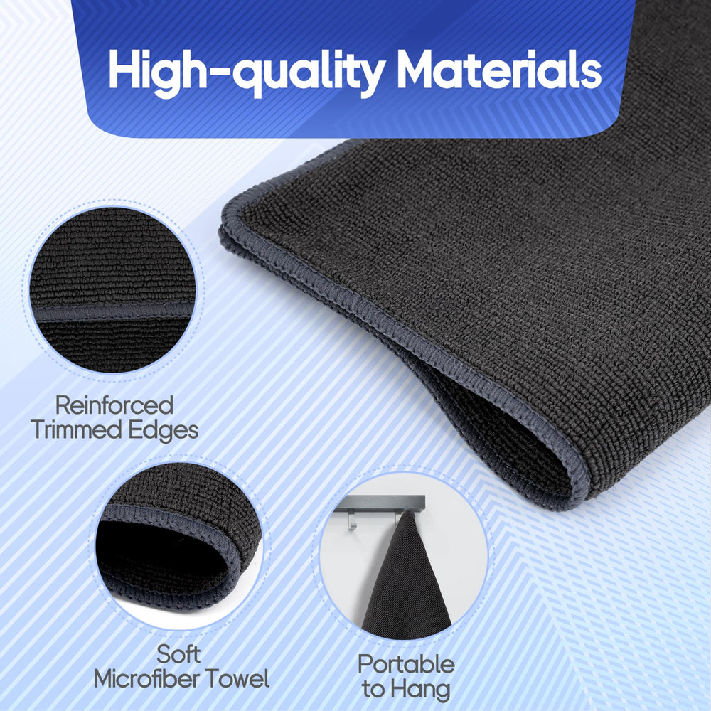 Anglekai clay towel delivers rapid water absorption for a streak-free shine.