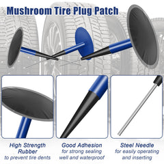 Anglekai patch roller shown for smooth adhesion.