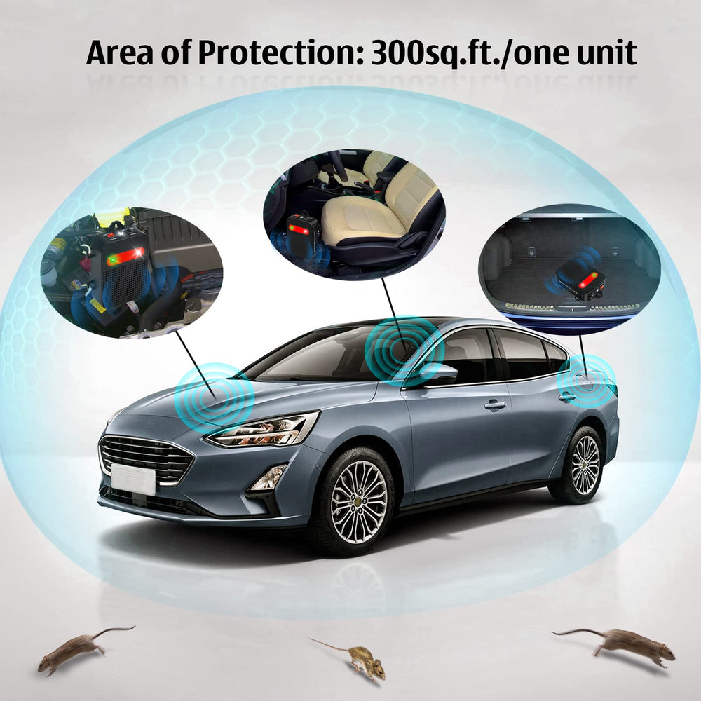 Angveirt auto-on-off detection pauses when engine runs to save power.