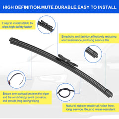 ANIKLUIM 20-inch front passenger wiper blade for consistent performance