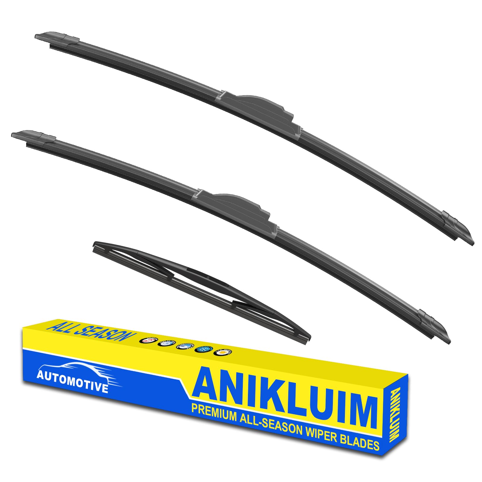 ANIKLUIM 26-22-16 wiper set for Honda Odyssey delivers all-season coverage