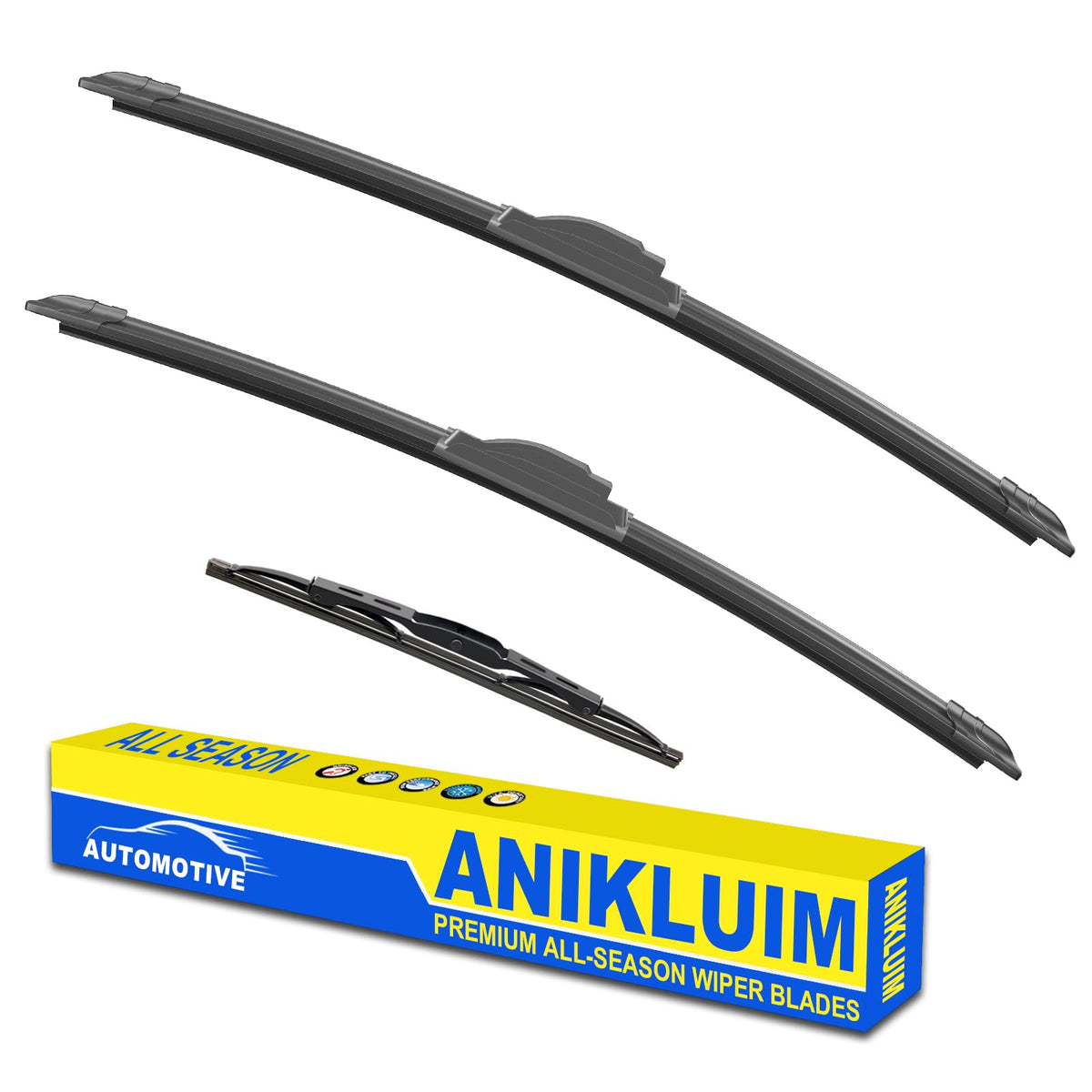 ANIKLUIM Jeep Wrangler 13-inch driver blade for clear view in rain
