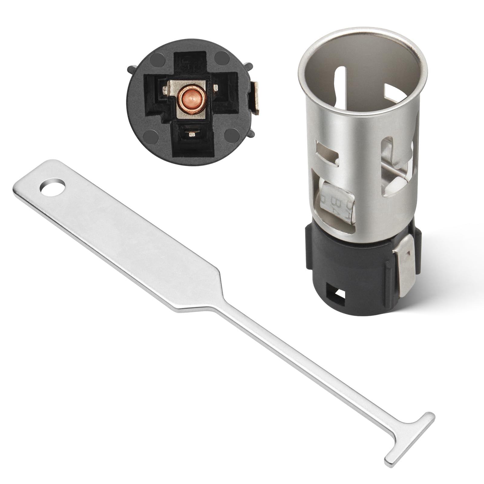 Anina cigarette lighter socket front view showing OEM-style fit