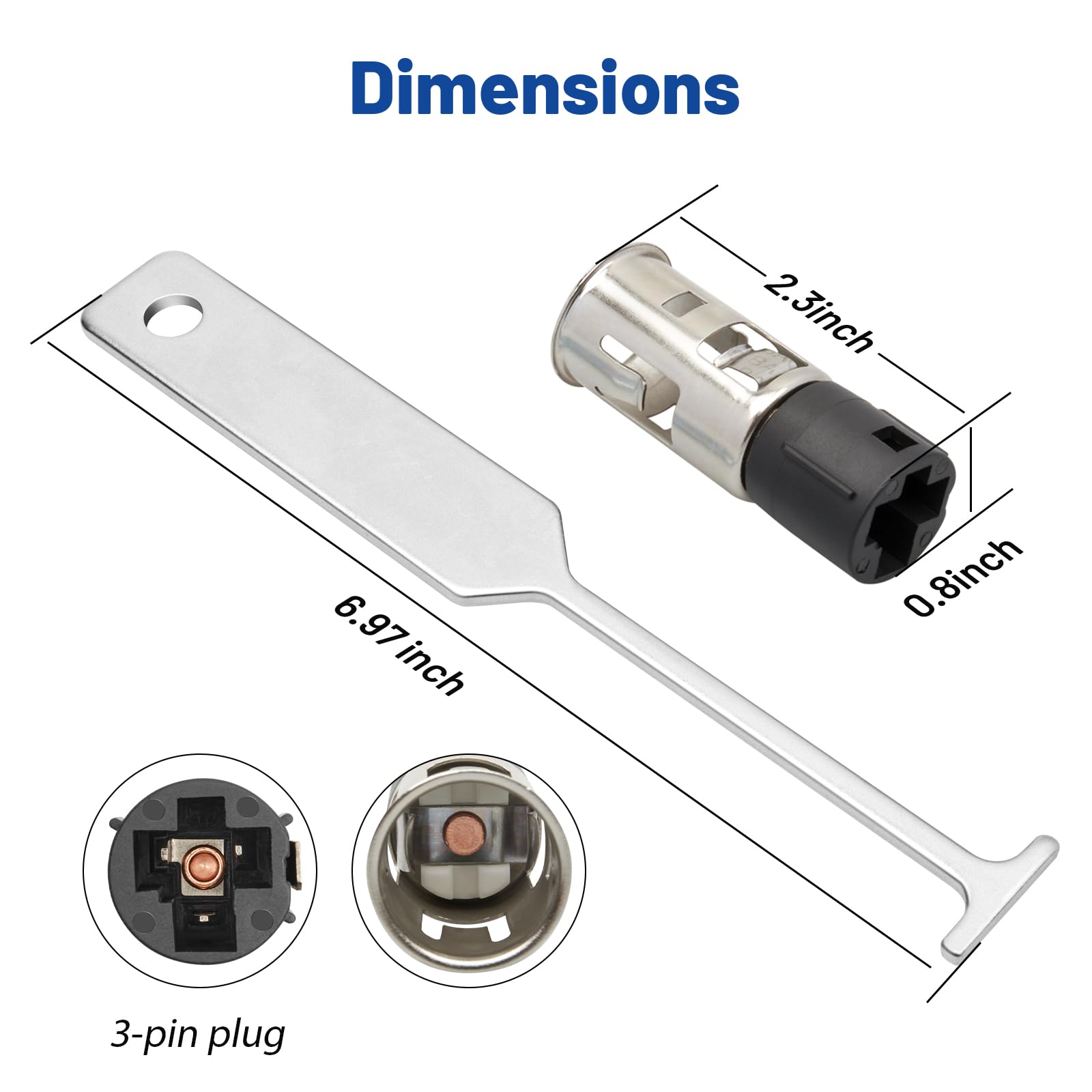 Anina packaged kit with socket and tool for install