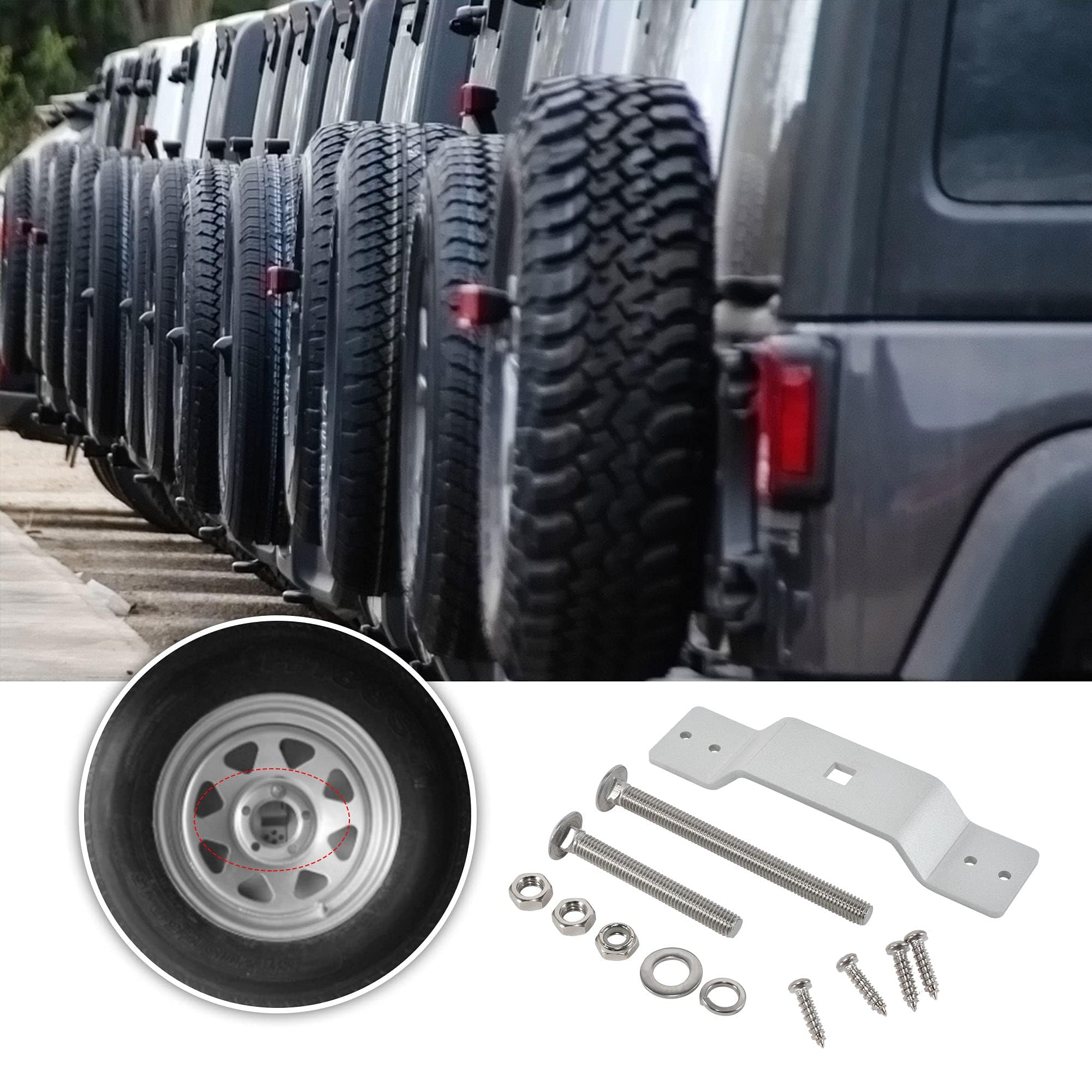 Anina two-bolt-size option tailors mounting to tires.
