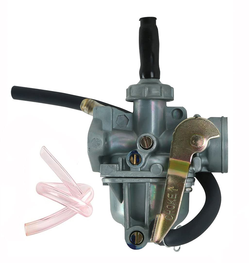 Aniro Moto carburetor for Honda CRF50F; front view shows precise fit for reliable starts.