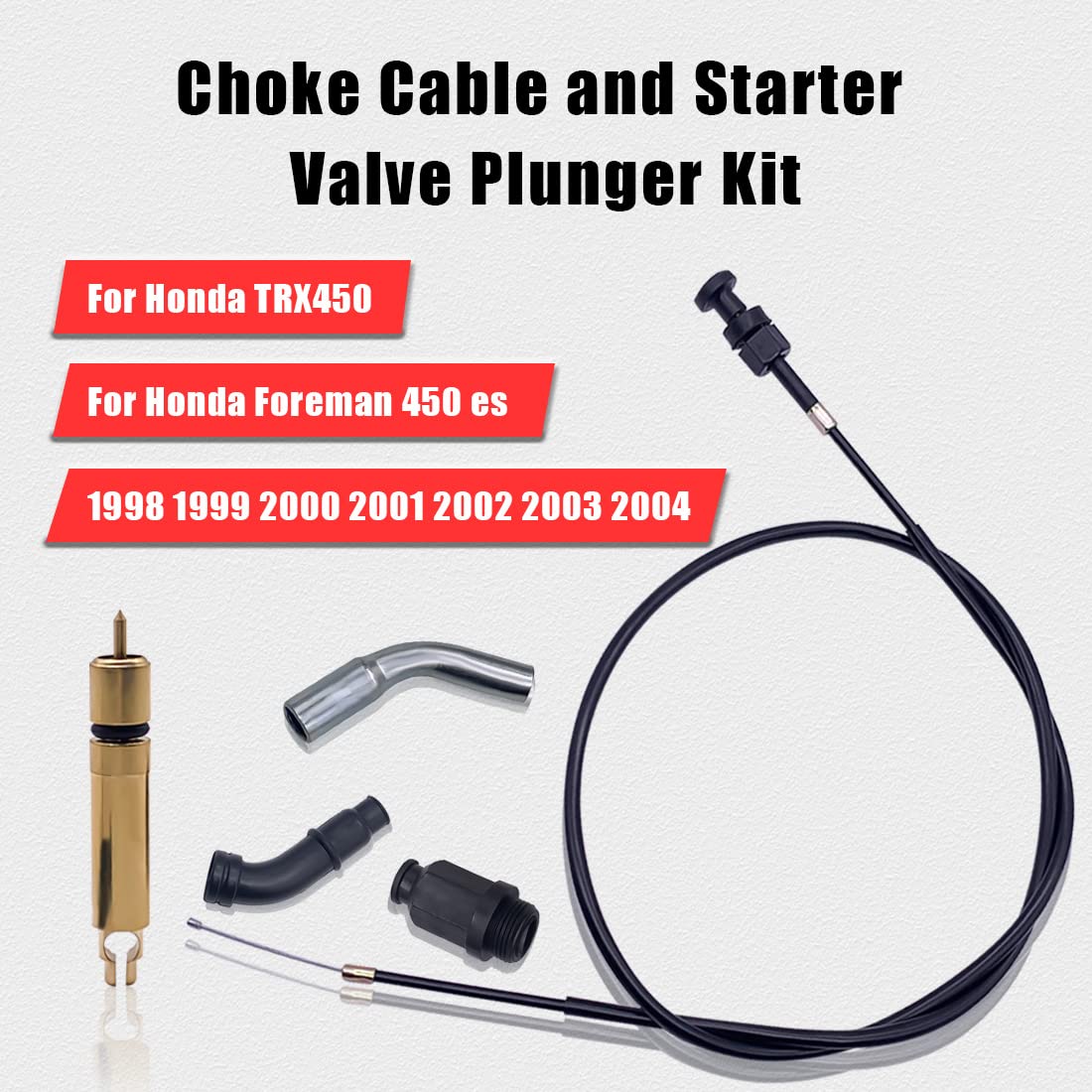 Aniro Moto carburetor choke cable close-up highlighting durable cable construction.