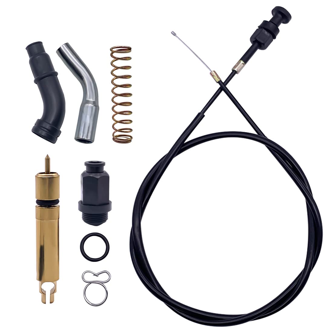 Aniro Moto choke cable kit packaging showing complete Foreman 450 components.