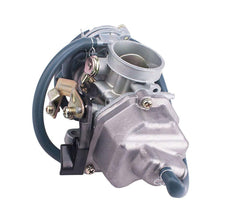 Close-up of Aniro Moto CRF150F carburetor highlighting precision build and components.