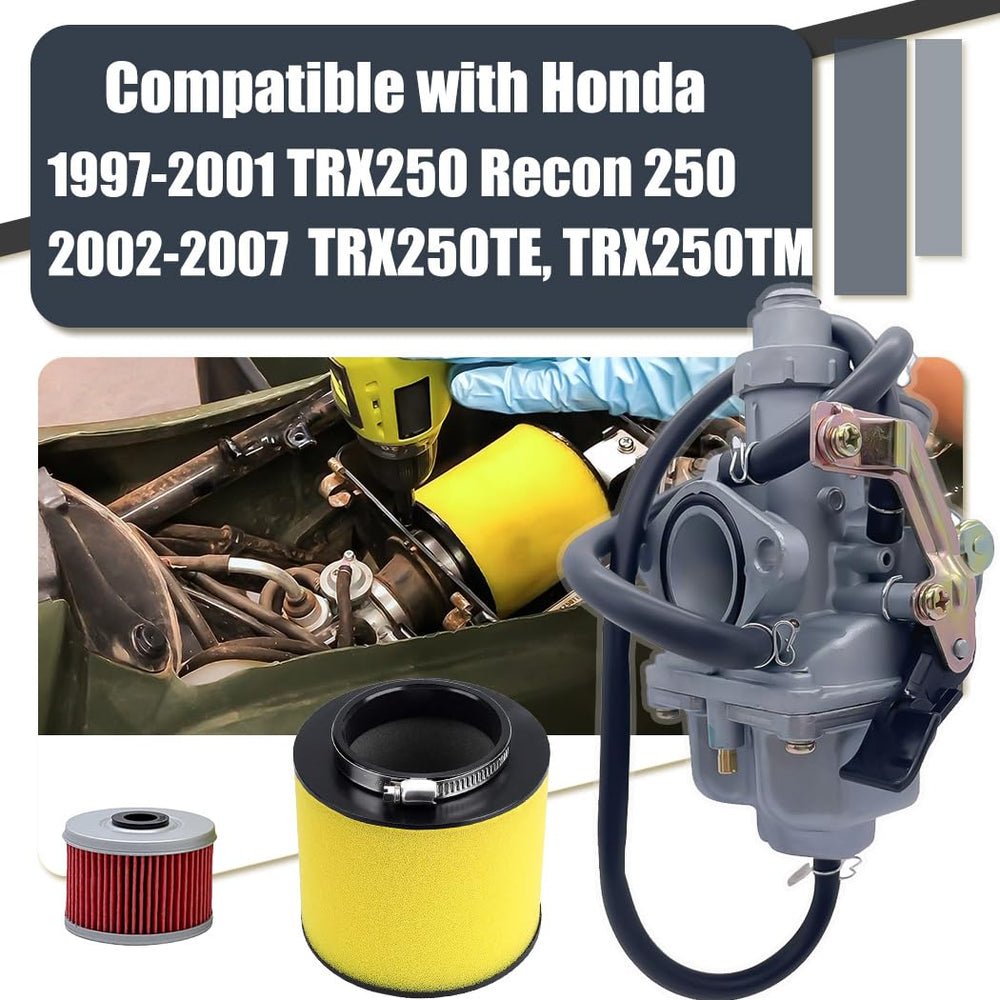 Aniro Moto Recon 250 oil filter helps keep contaminants out.