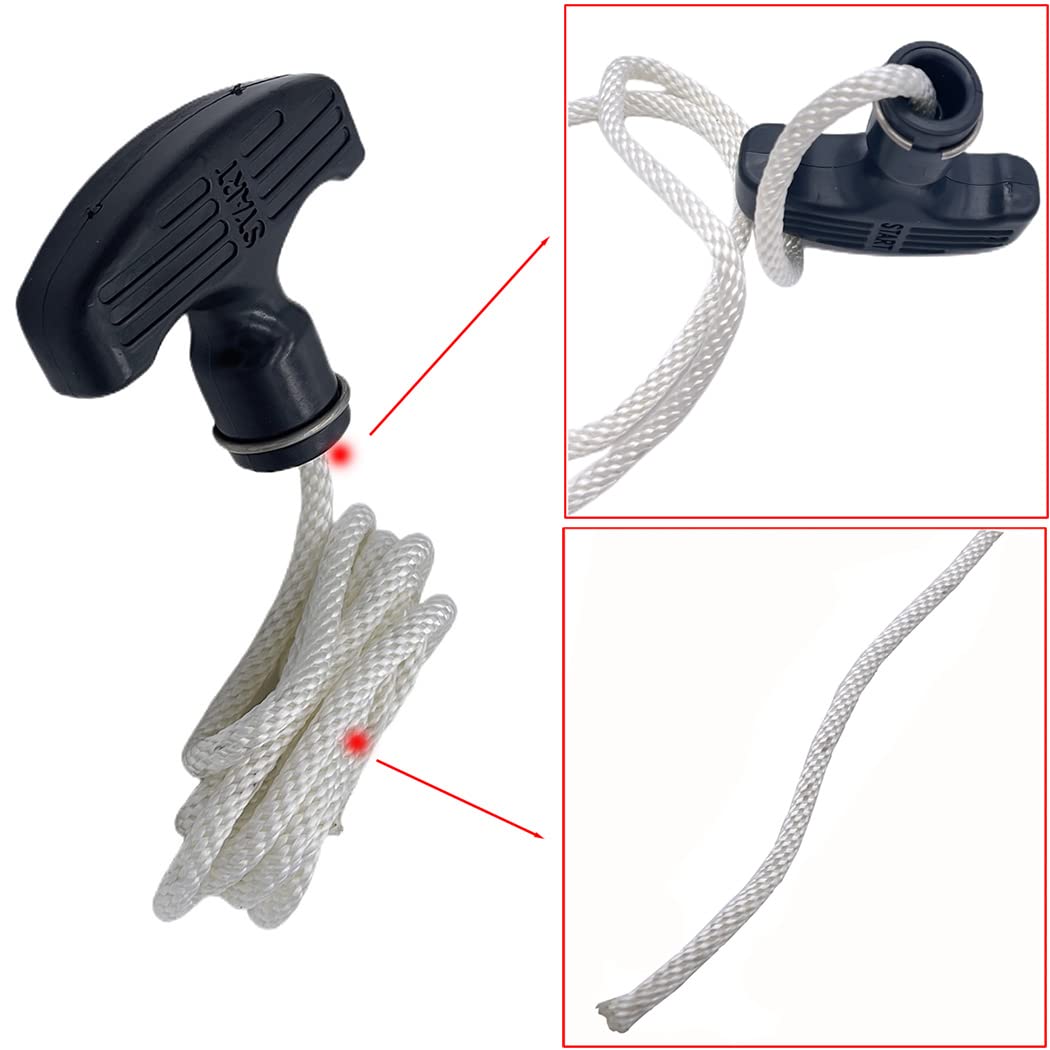 Aniro Moto durable recoil rope for Magnum series, easy installation and long wear.