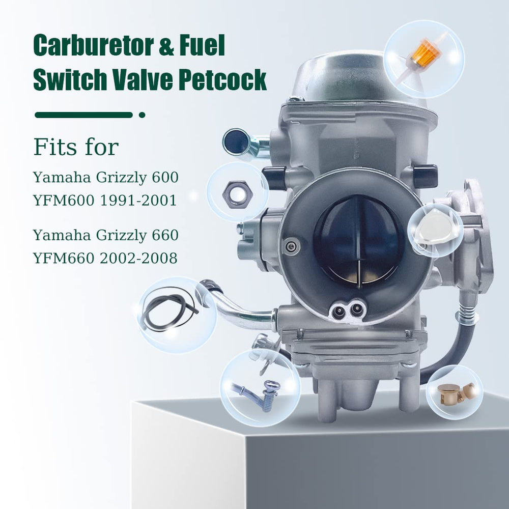 Aniro Moto YFM660 carburetor kit improves throttle response for Grizzly 660