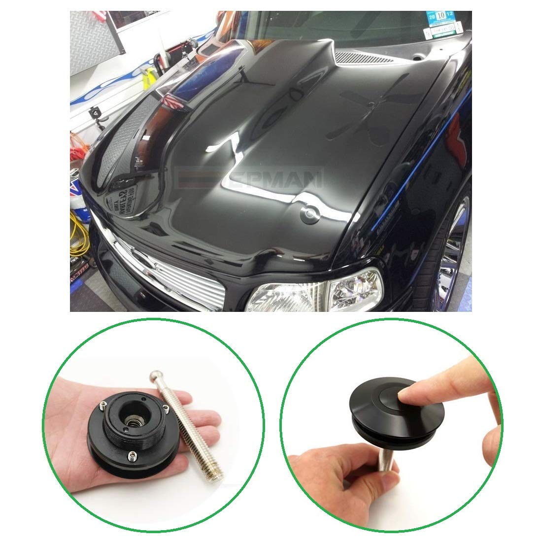 ANJOSHI deck-lid latch for DIY projects, ideal for cabinets and furniture.