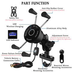 ANKBOY 360-degree rotation aluminum bracket for versatile viewing angles