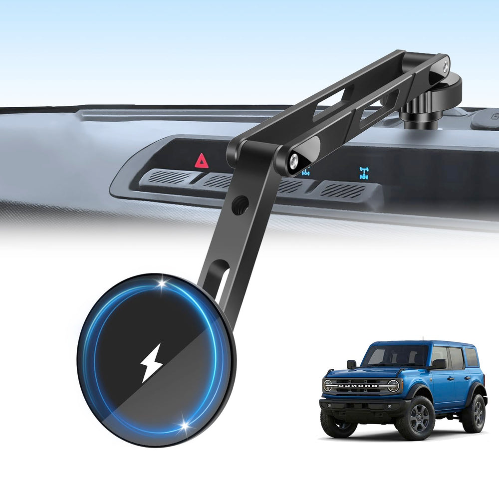 ANKEWAY Bronco mount front view showing secure navigation placement