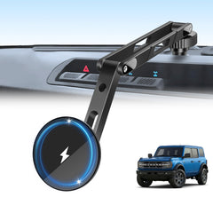 ANKEWAY Bronco mount front view showing secure navigation placement