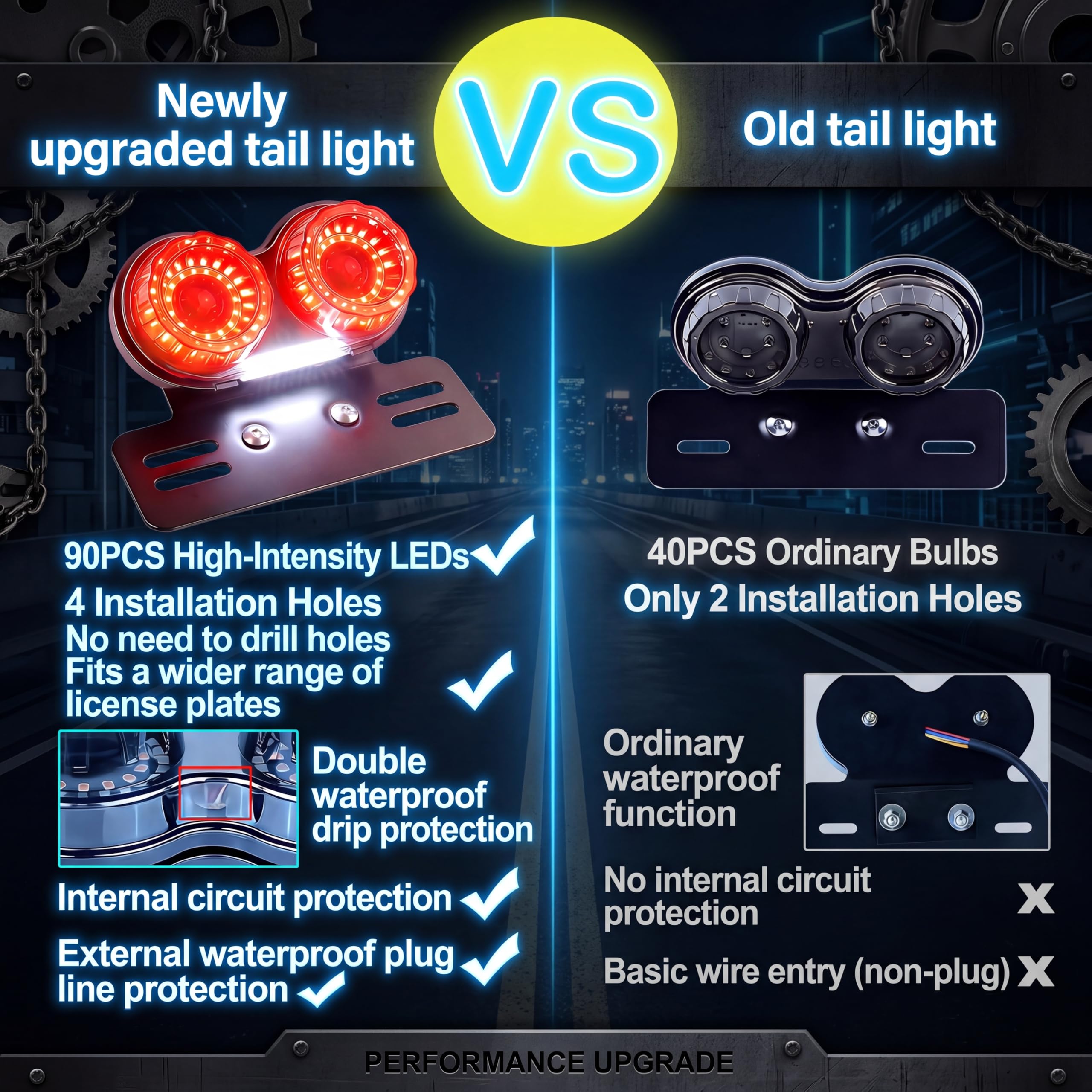 Anki HappiGo tail light left turn signals for clear urban signaling