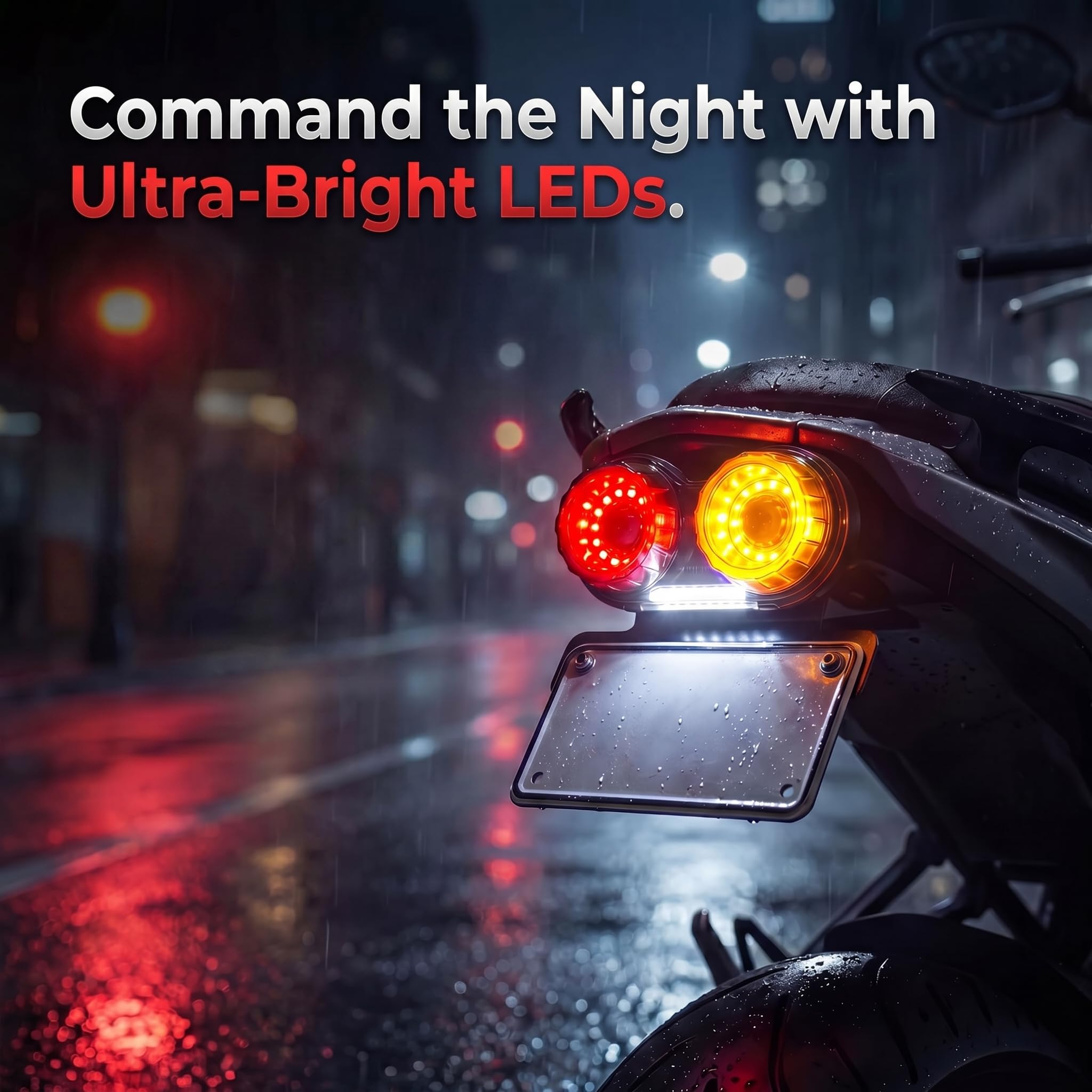 Anki HappiGo tail light license plate illumination for compliance