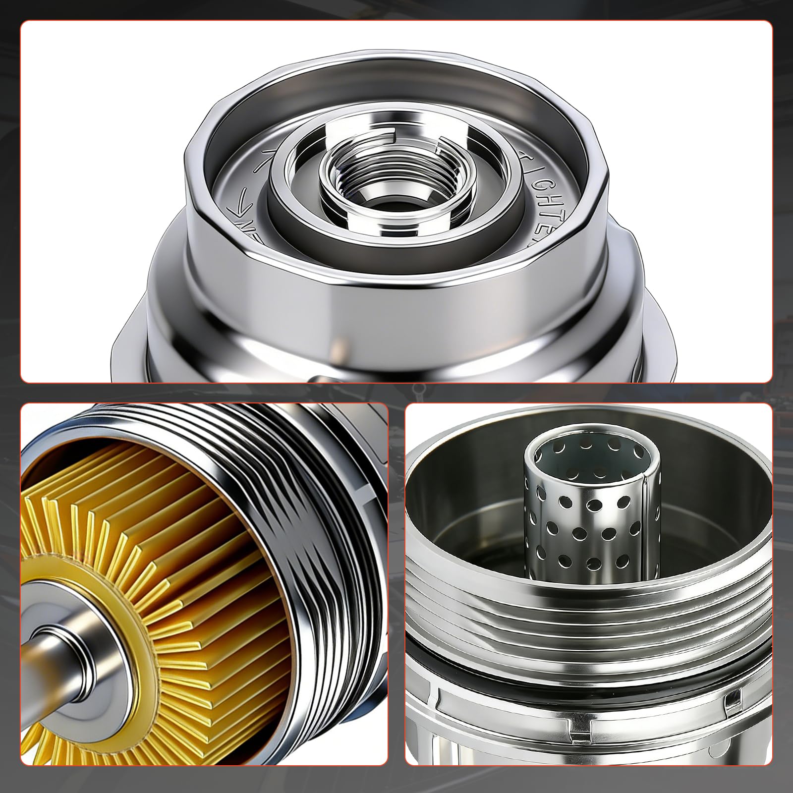 Anleecap aluminum upgrade on the housing cap improves durability.