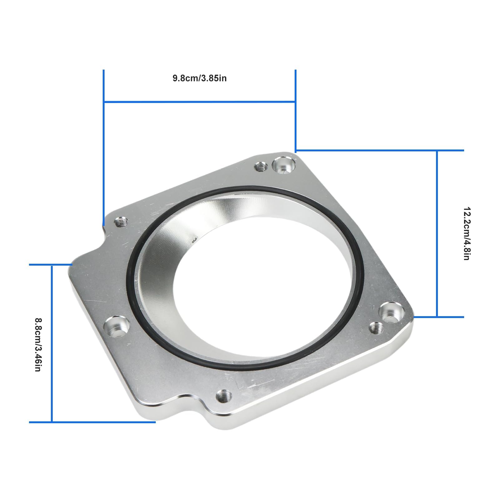 Anlseiod sealed manifold connection helps prevent vacuum leaks during upgrade.